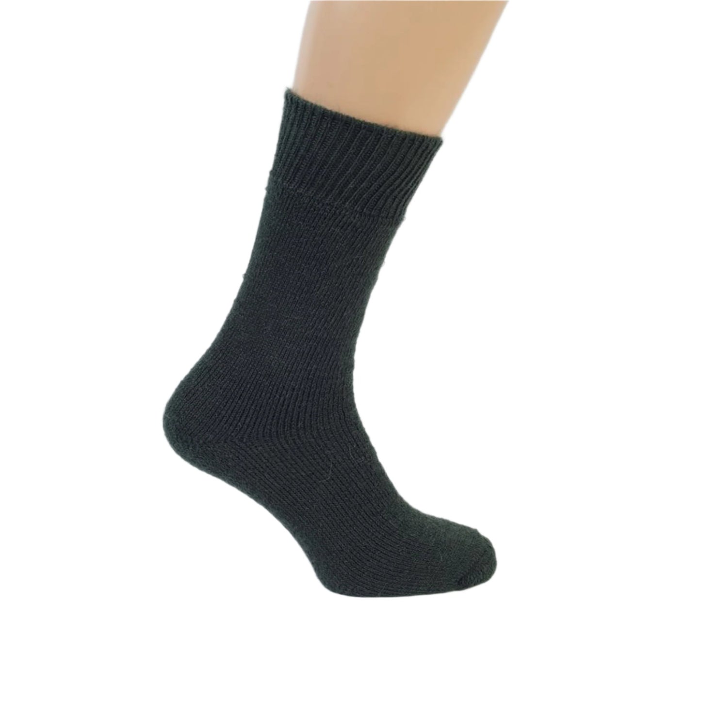 Ankle-length Mohair walking socks - Green