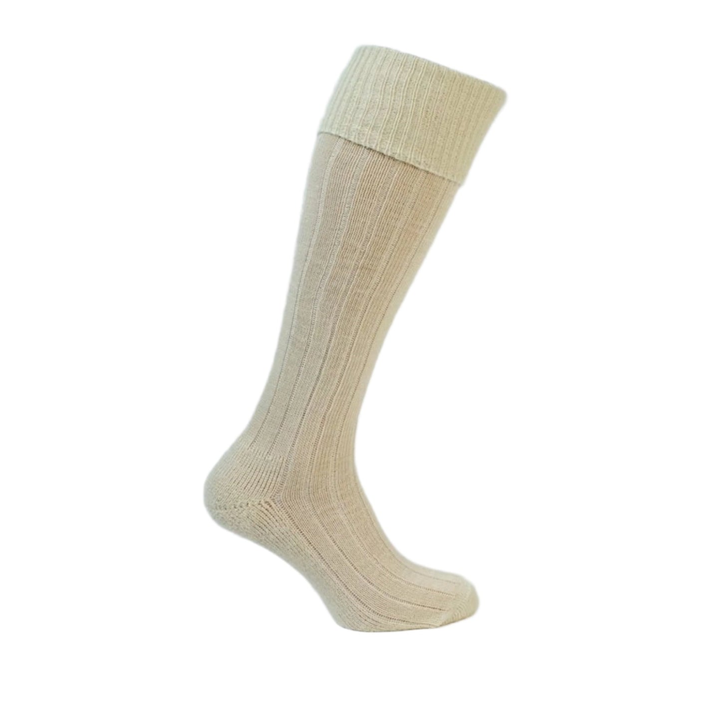 Long Mohair Socks with a turnover top - UK-made