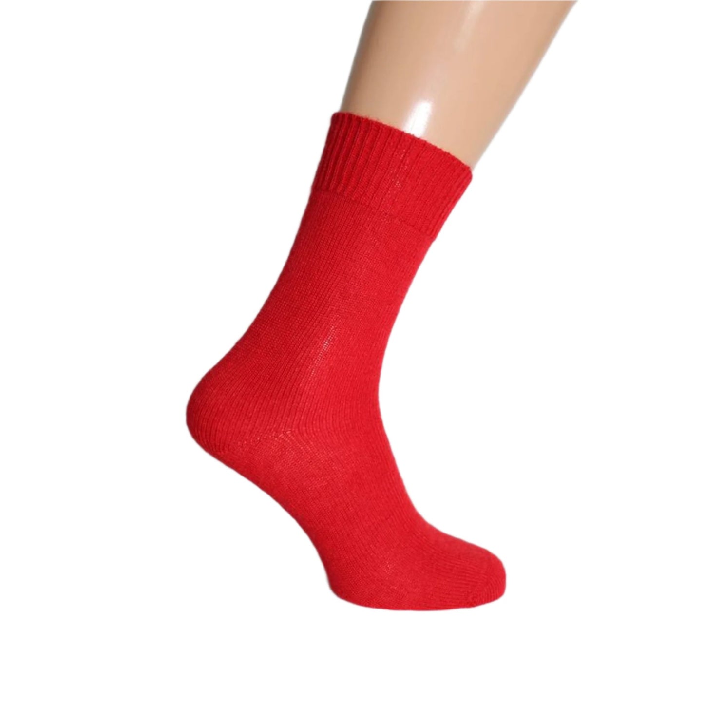 Everyday dress socks - Mohair - red