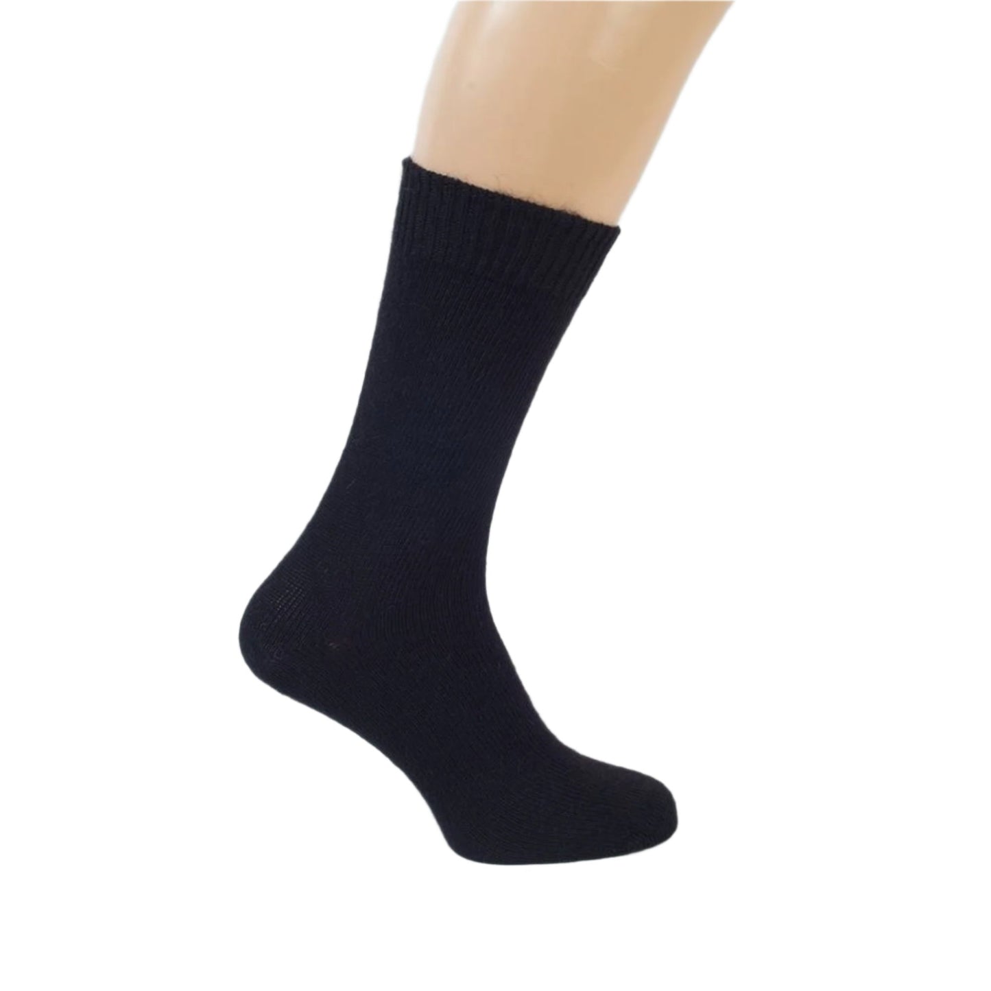 Black ankle length Mohair Dress socks