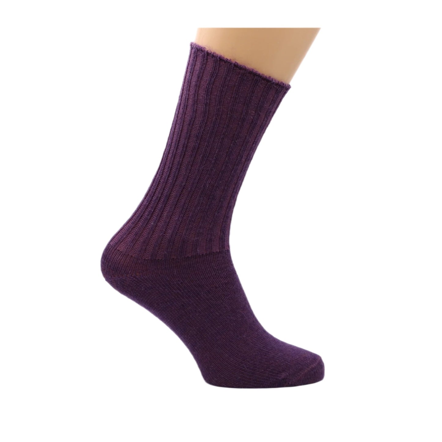 Loose topped Mohair Socks - Thistle