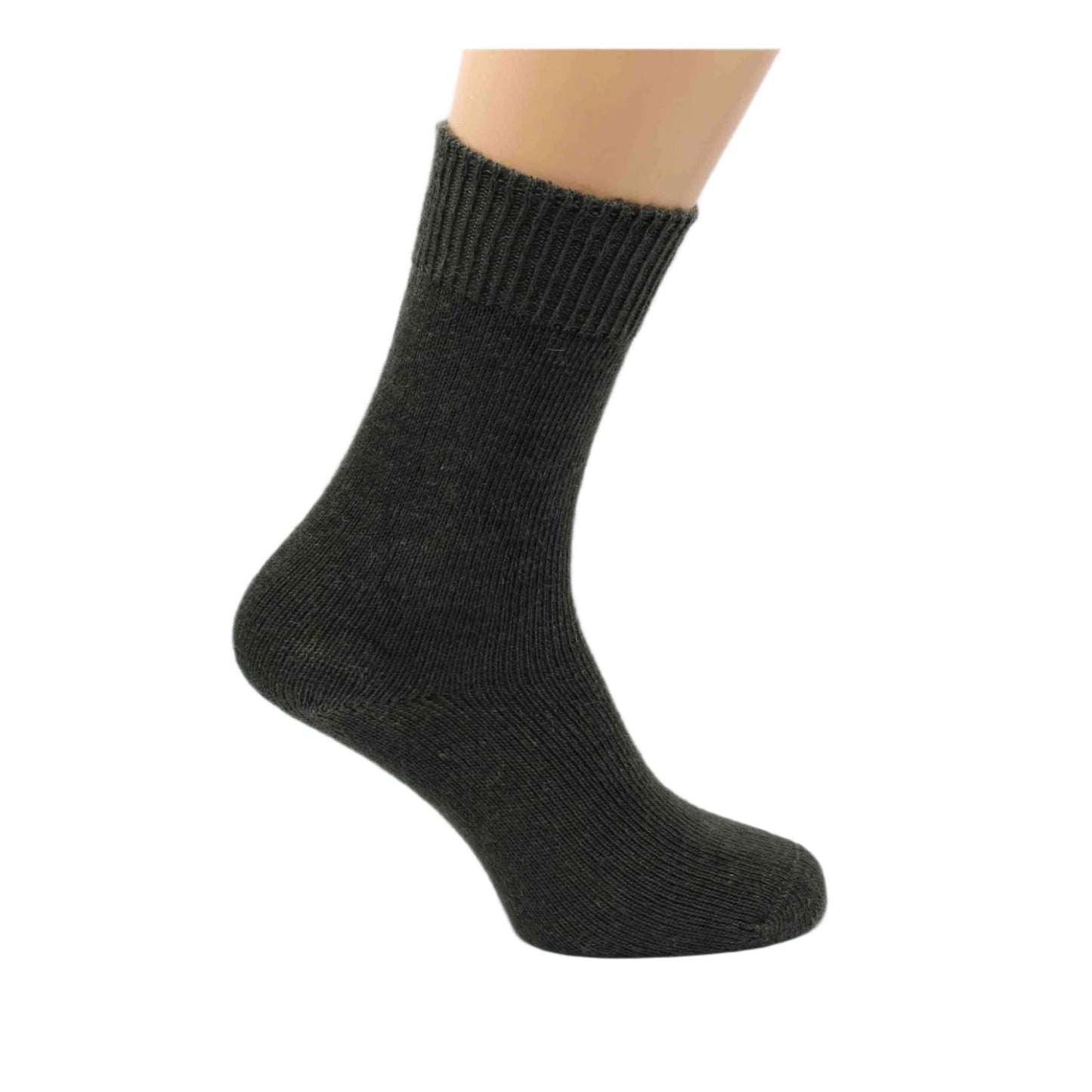 Medium thickness ankle length Mohair socks with Lycra