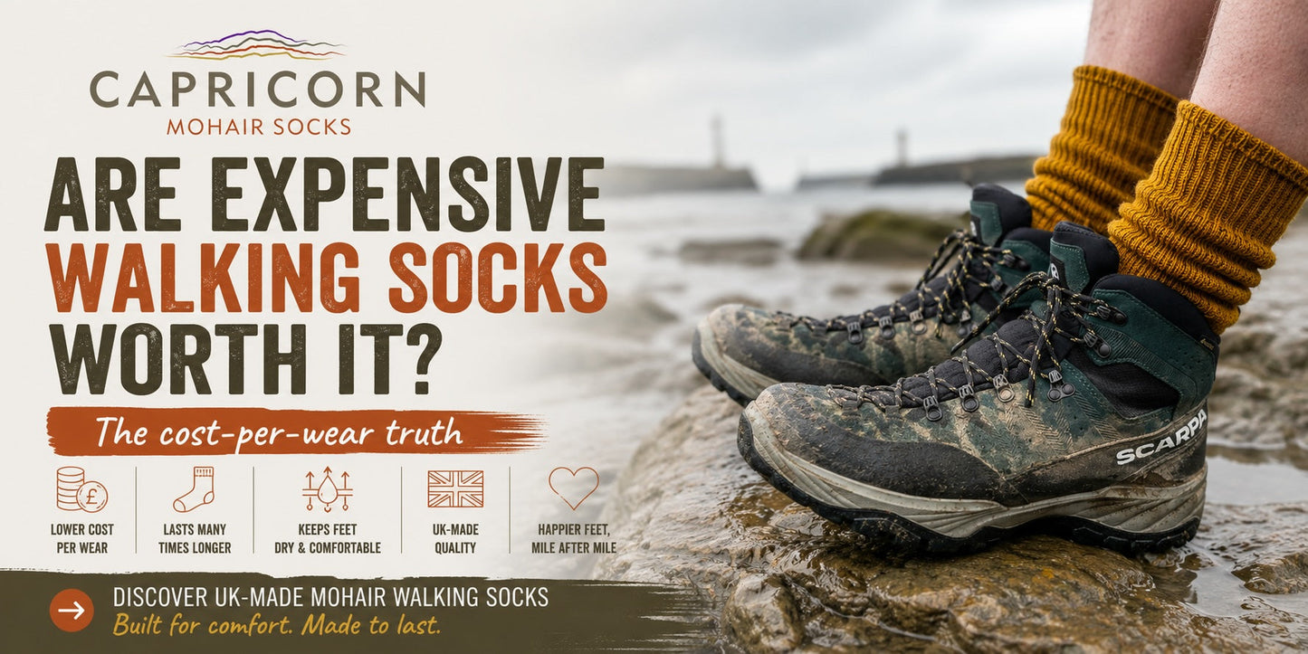 Are Expensive Walking Socks Actually Worth It? The Cost-Per-Wear Case for UK-Made Mohair