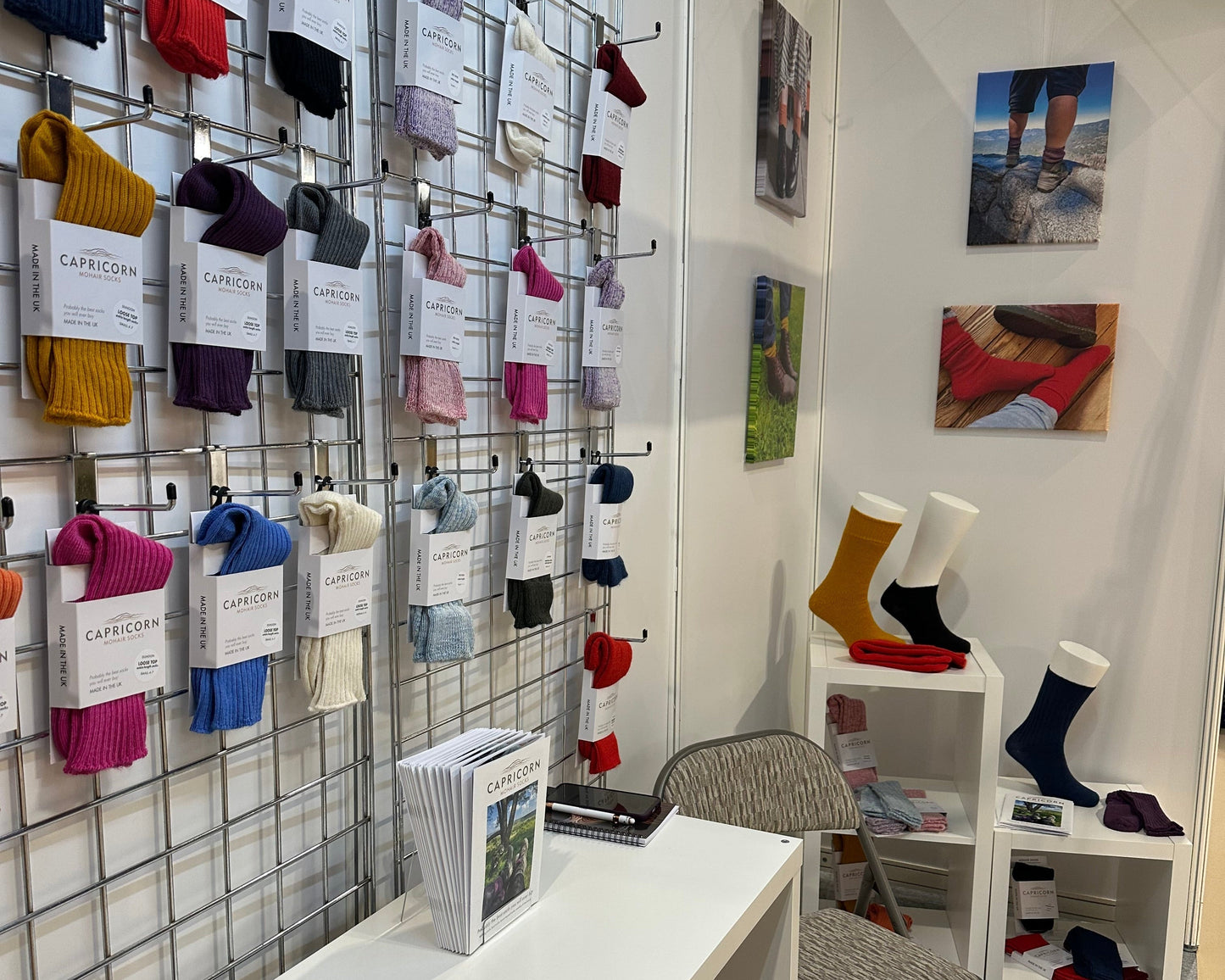 A brilliant weekend in Glasgow: Capricorn Mohair Socks at Scotland’s Trade Fair