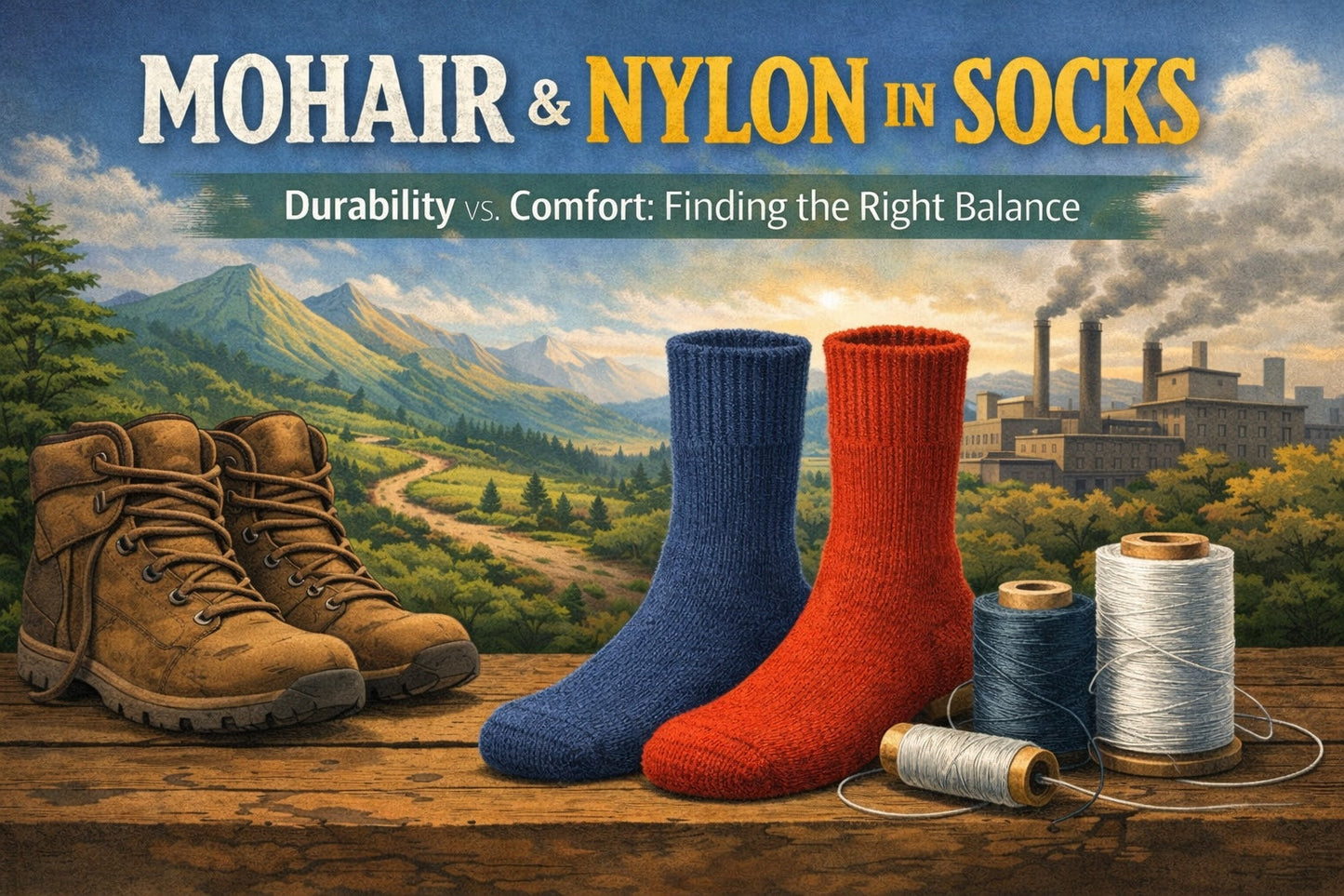 Do you need nylon in socks?