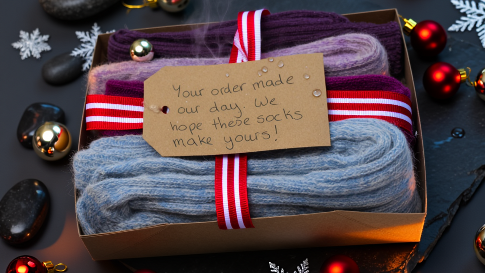 Christmas poem from Capricorn Mohair Socks