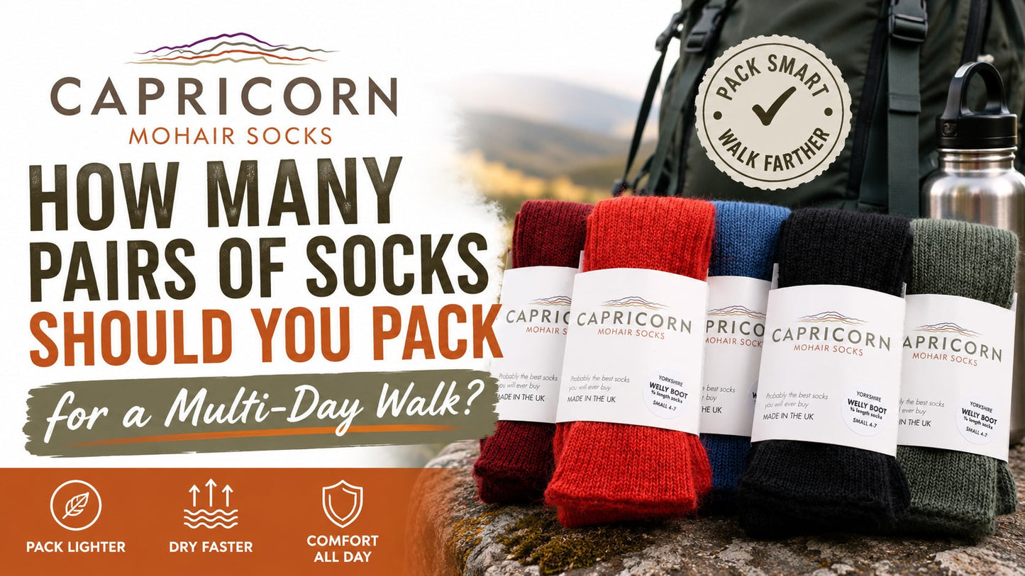 How Many Pairs of Socks Do You Really Need for a Walking Holiday?