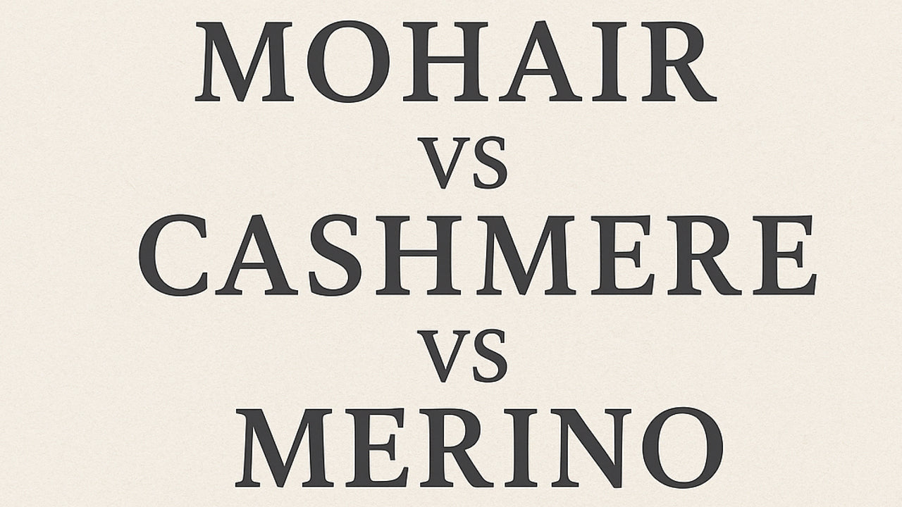 Mohair vs Cashmere vs Merino