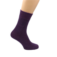 Capricorn Ayrshire mohair socks in thistle
