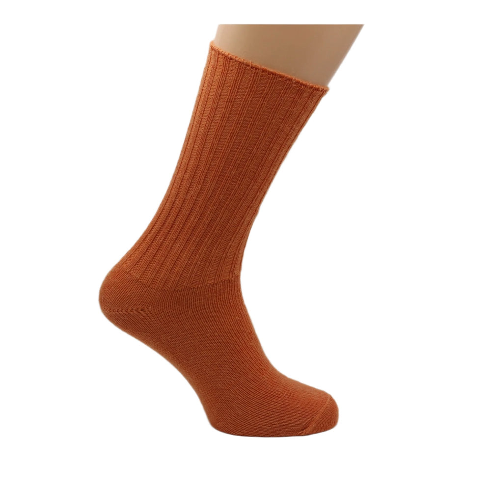 
                      
                        Loose topped Mohair Socks - Burnt Orange
                      
                    