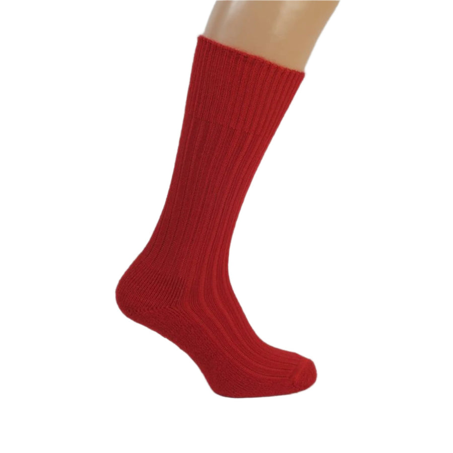 Capricorn Yorkshire mohair wellington boot socks in red