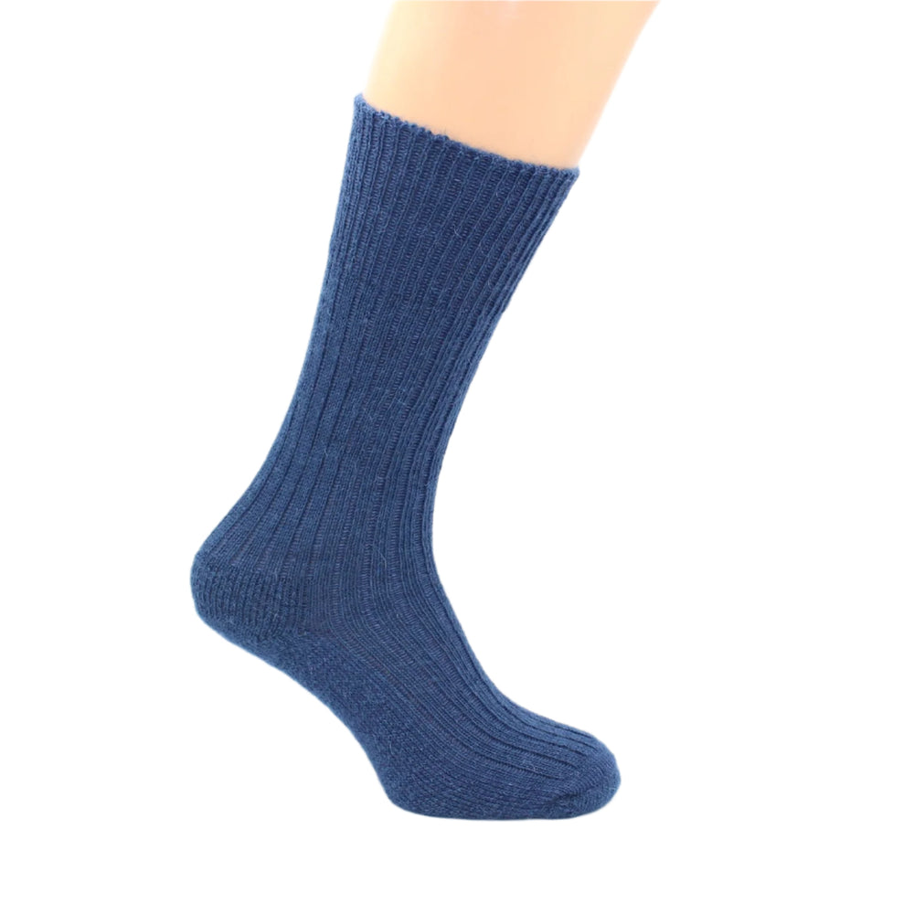 
                      
                        Navy blue UK made Mohair Wellington Boot socks
                      
                    