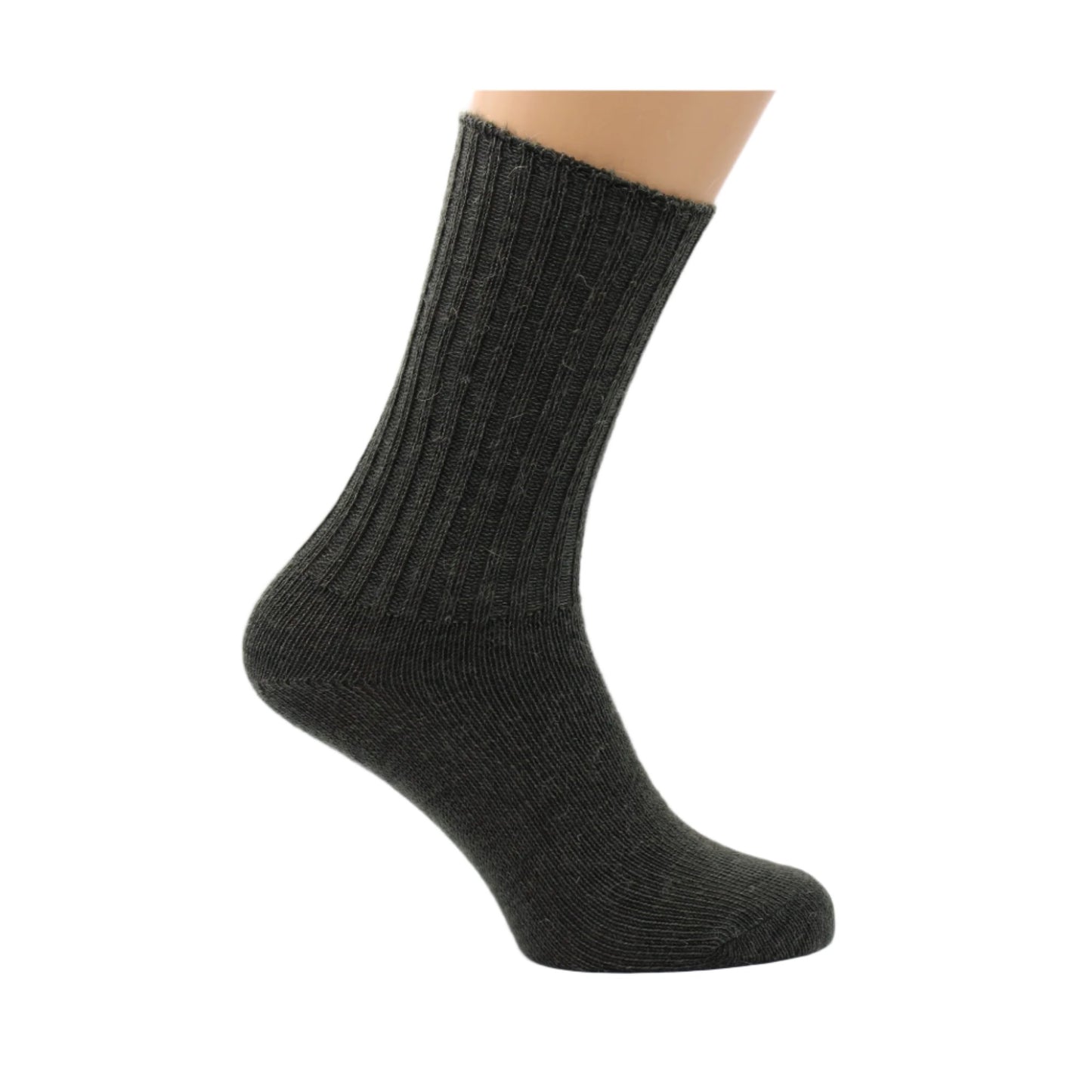 Green loose-topped Mohair Socks