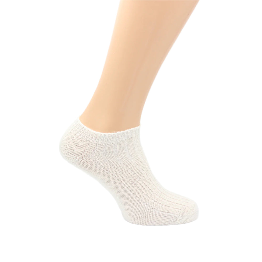 White Skye summer sock by Capricorn Mohair Socks – lightweight, natural fibre sock ideal for summer activities